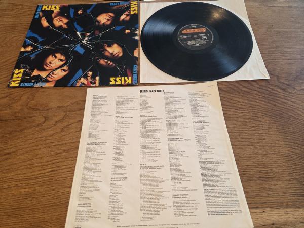 Kiss Crazy Nights 1987 Mercury 832846-1 Holländische Pressung NM/VG+